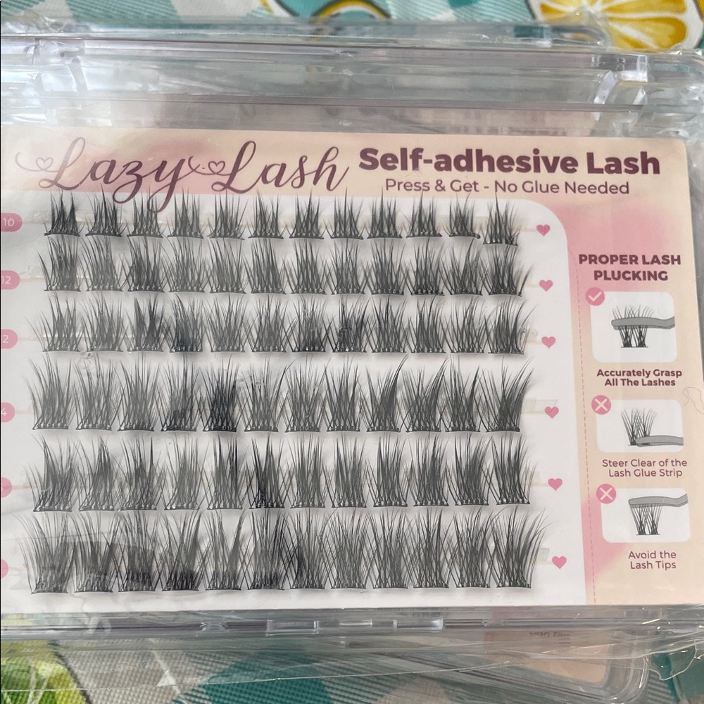 3 Pack of Self-Adhesive Lashes - Black | New in package